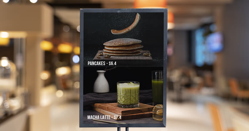 restaurant signage
