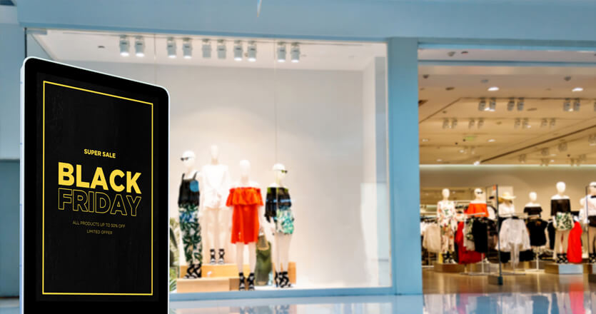 black friday digital signage