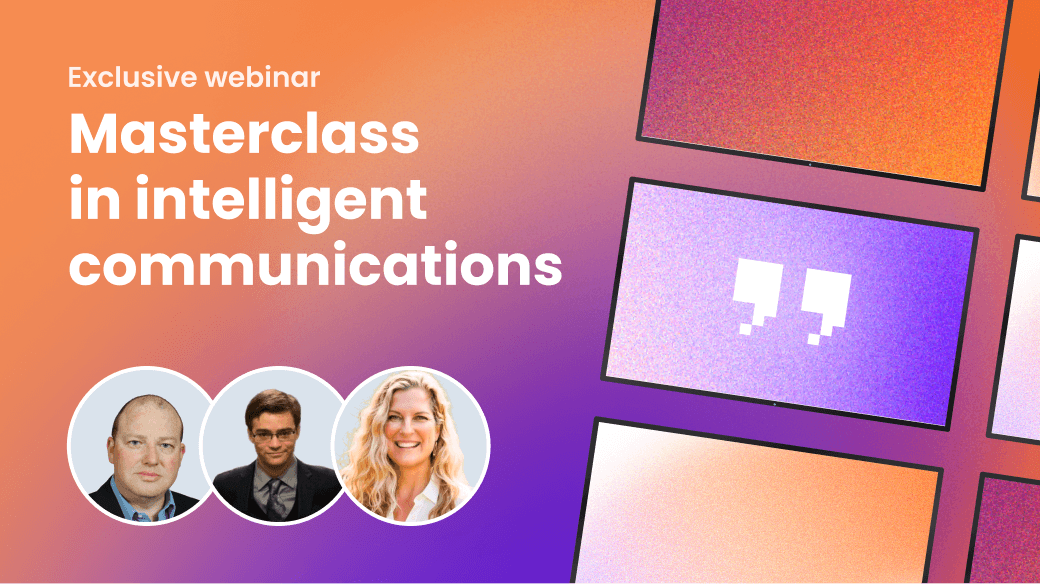 Masterclass in Intelligent Communications for the Modern Campus