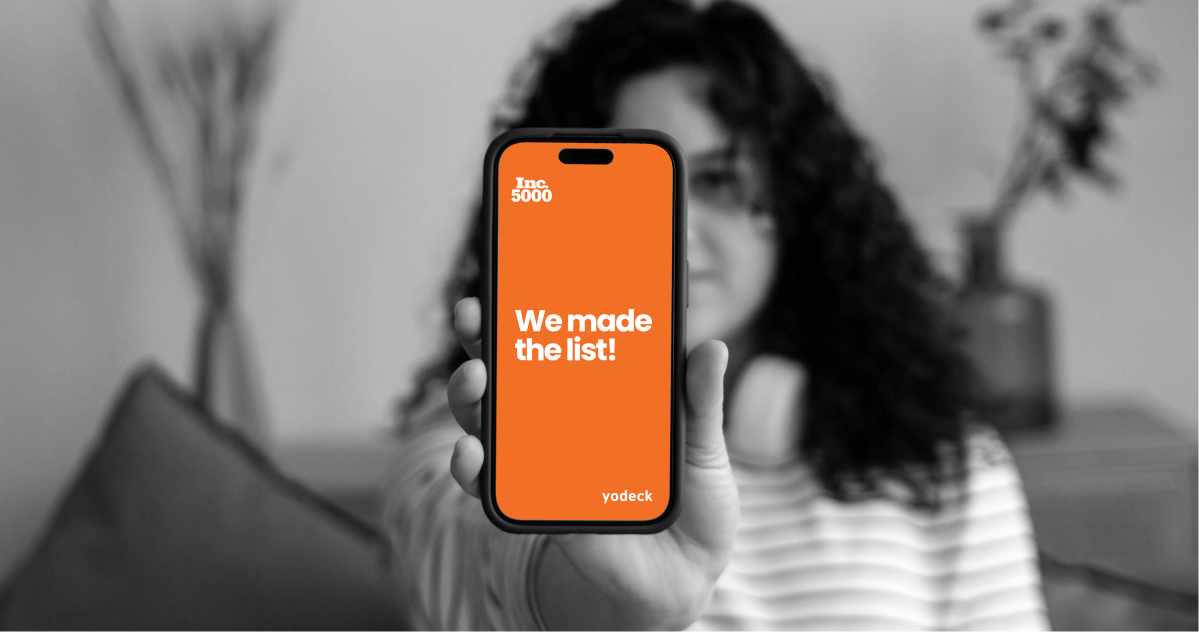 Yodeck ranks on the 2025 Inc. 5000 List for the second year in a row