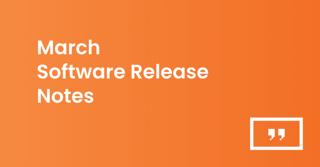 release notes
