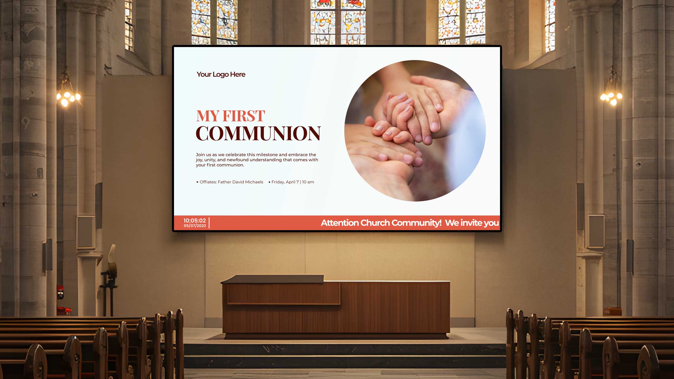 Church digital signage 