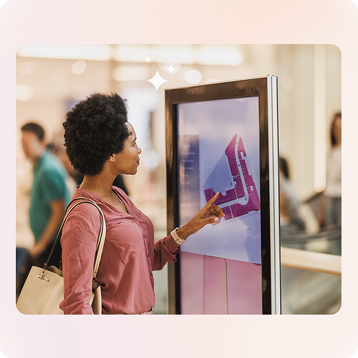 Let viewers engage with your screens.