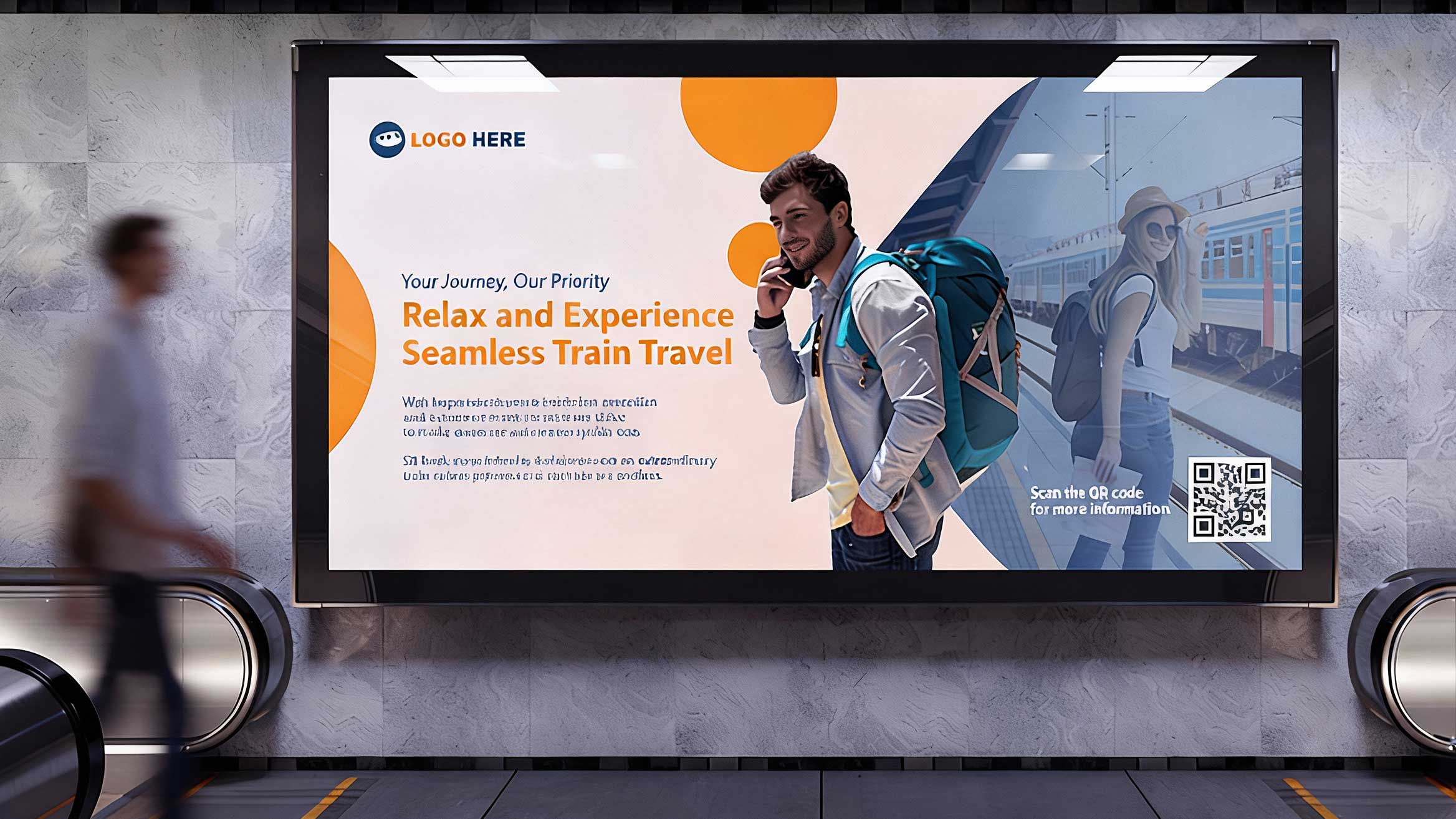 Transportation digital signage