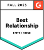Yodeck digital signage Fall 2025 Best Relationship award