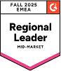 Regional Leader Mid-Market digital signage Yodeck logo